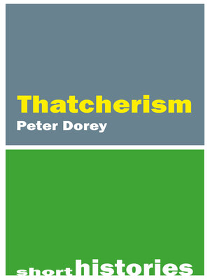 cover image of Thatcherism